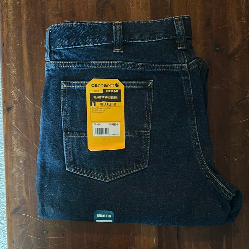 Carhartt Men's Relaxed Fit Jeans - Dark Blue